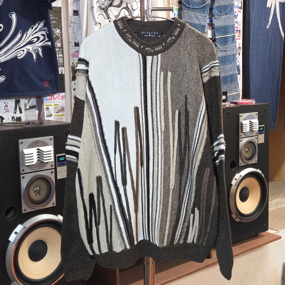 MADE IN USA 브라운 케이블 니트 상품이미지2