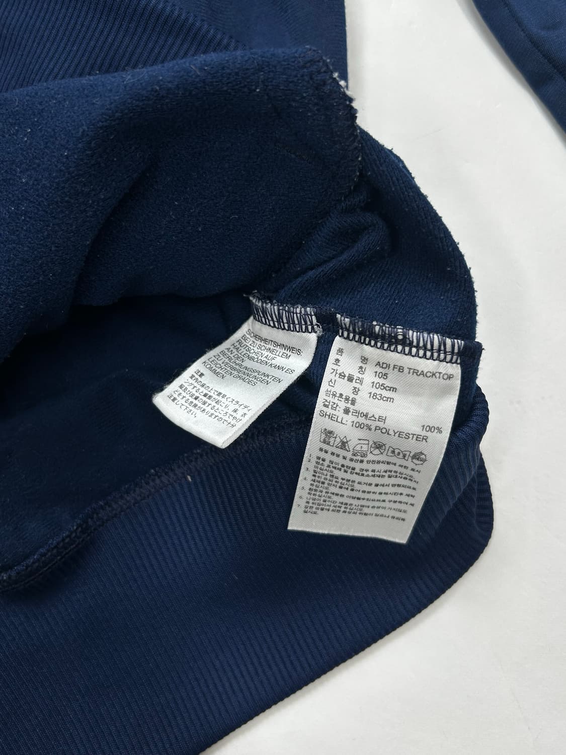 아디다스 파이어버드 네이비 옐로우 트랙탑 져지 105 상품이미지8