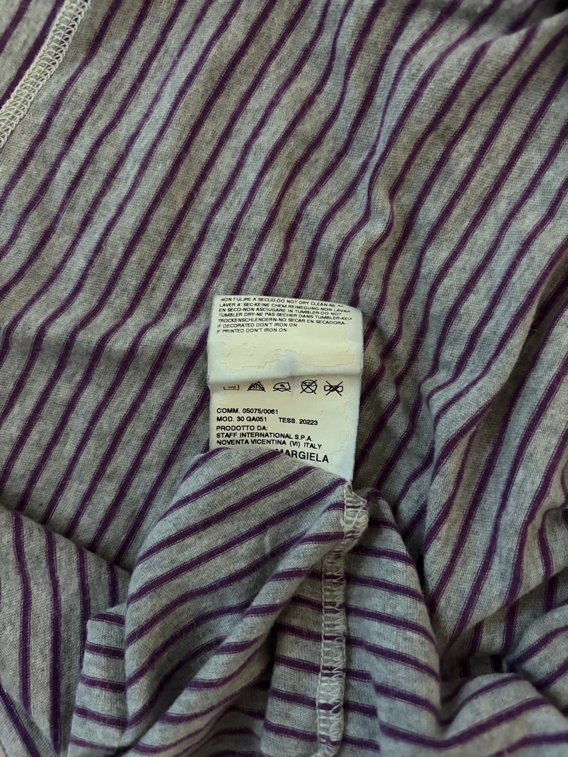 마르지엘라 보트넥 티셔츠 상품이미지4