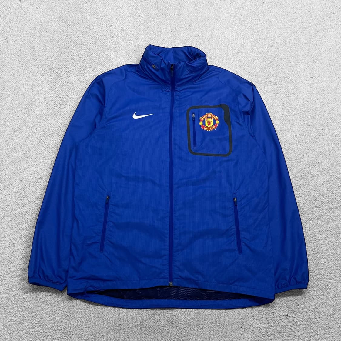 나이키 맨유 바람막이 자켓 블루 상품이미지1