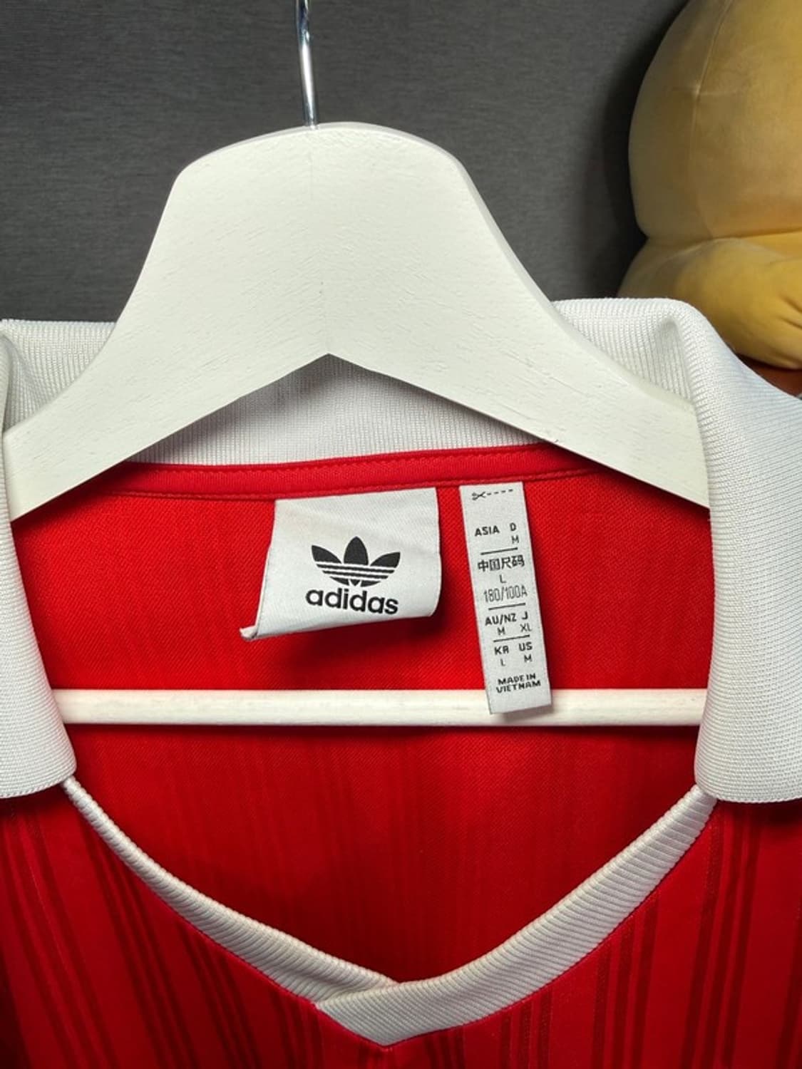 ADIDAS 아디다스 긴팔 티 레드 L 상품이미지8