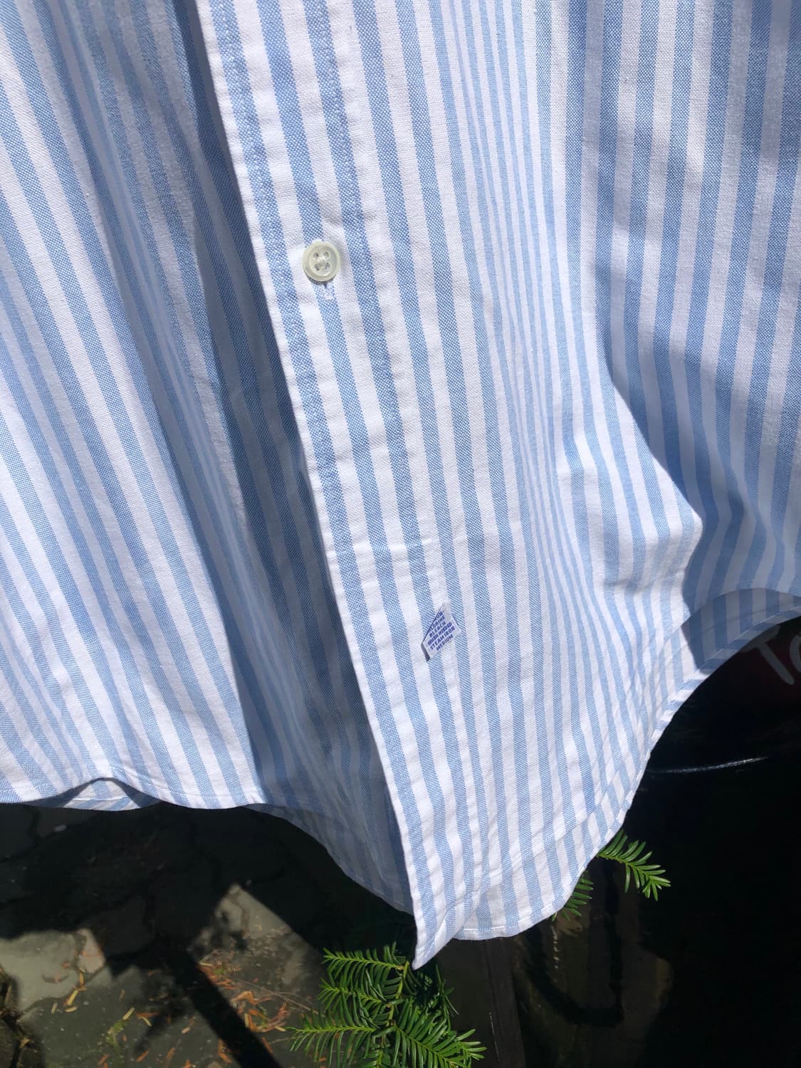 랄프로렌 옥스포드 스트라이프 버튼다운 셔츠 상품이미지3