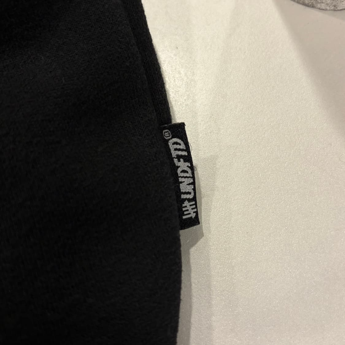 [XL] 언디핏 빅로고 블랙 기모 후드 집업 B714 상품이미지6