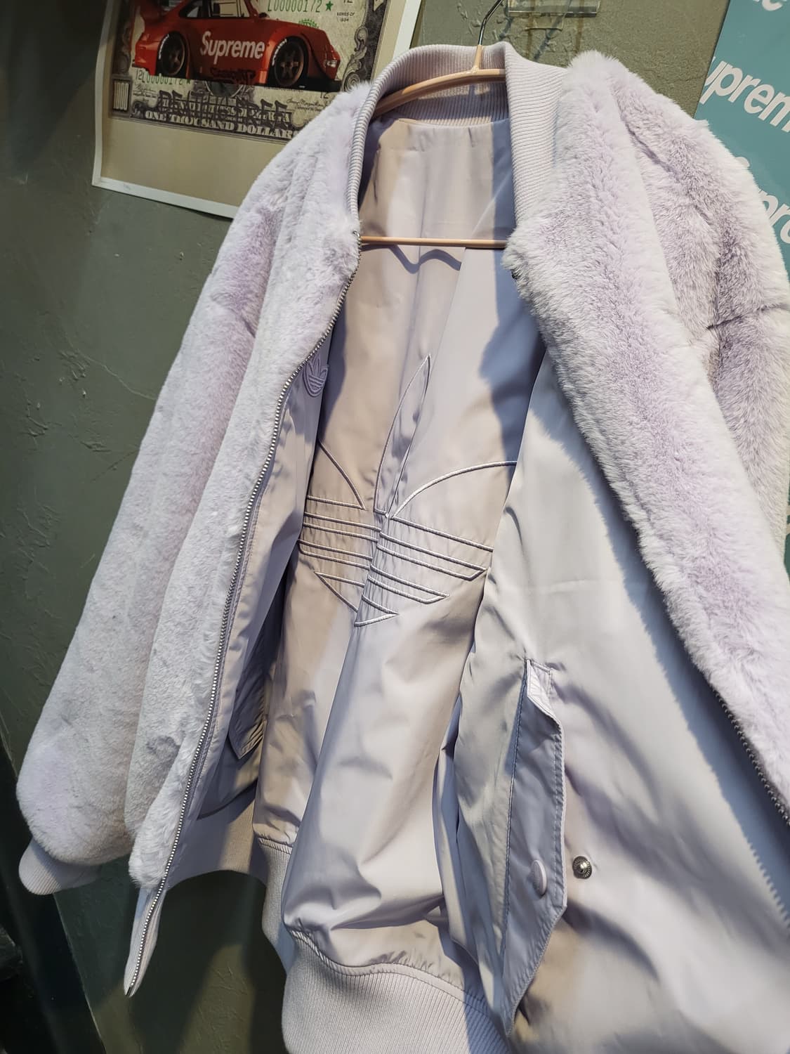 아디다스 리버시블 퍼 자켓 상품이미지5