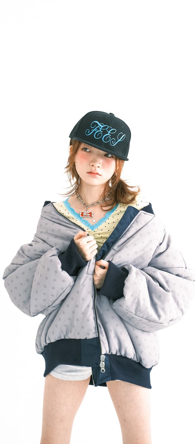 FAERIE PATCH BOMBER PADDED JACKET 상품이미지3