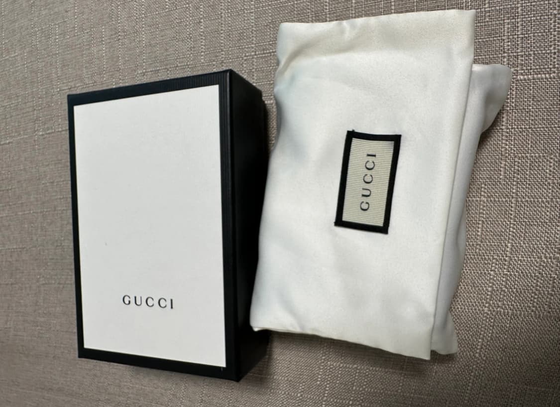 구찌 GG 마몽 마틀라세 지갑 (Black) 상품이미지2