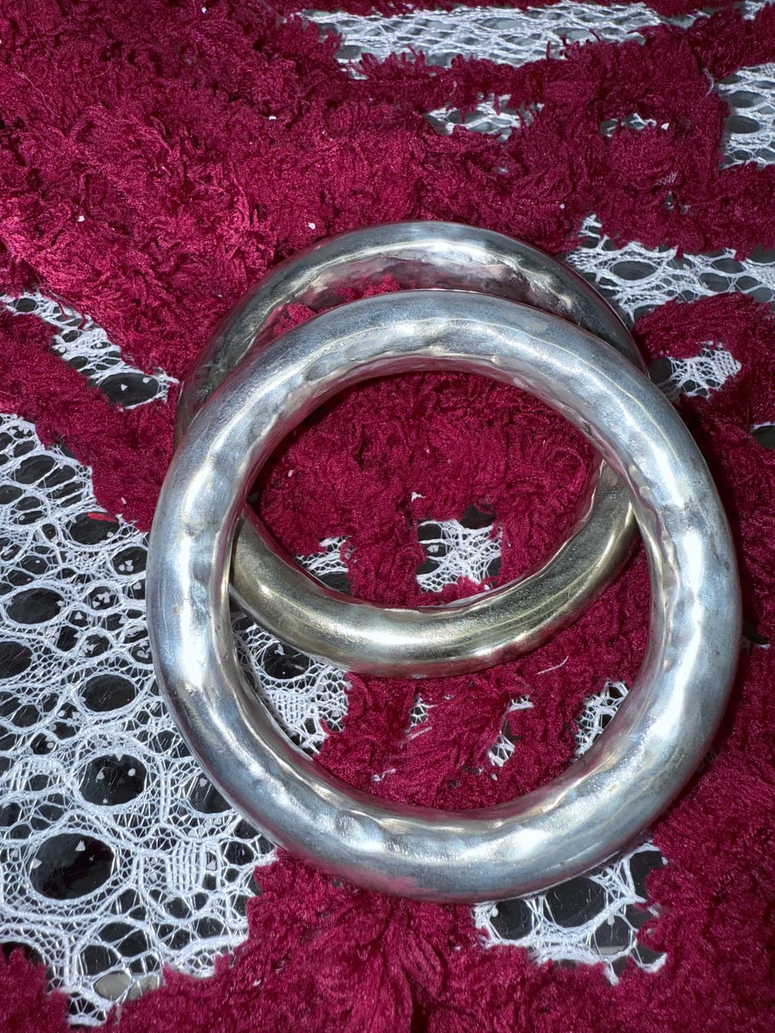 stering silver bold bangles 상품이미지3