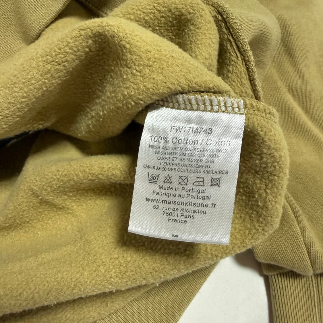 [XL] 메종키츠네 MK 컬리지 맨투맨 상품이미지4