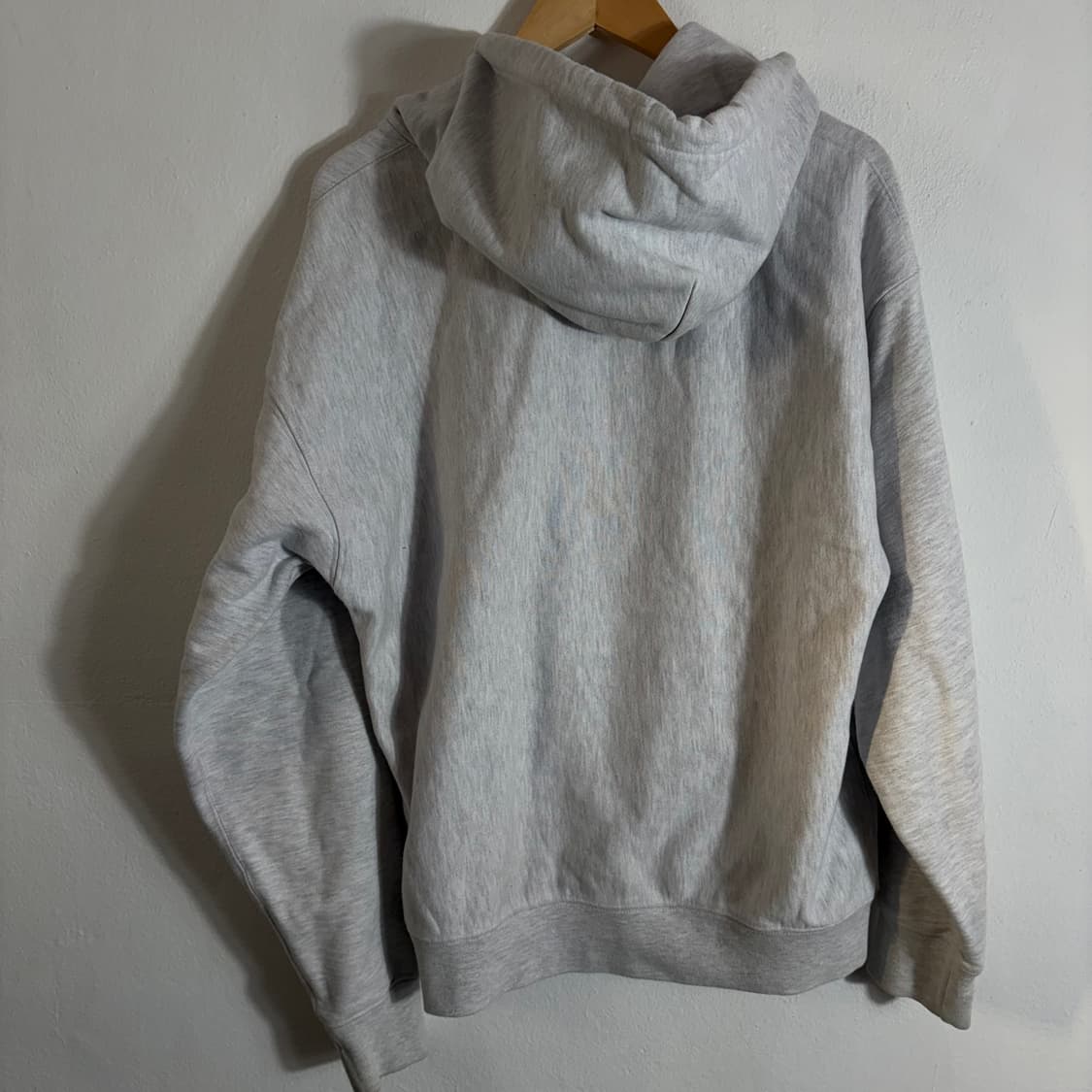 아웃스탠딩 AIR CORPS 기모 후드티 그레이(M) 상품이미지2