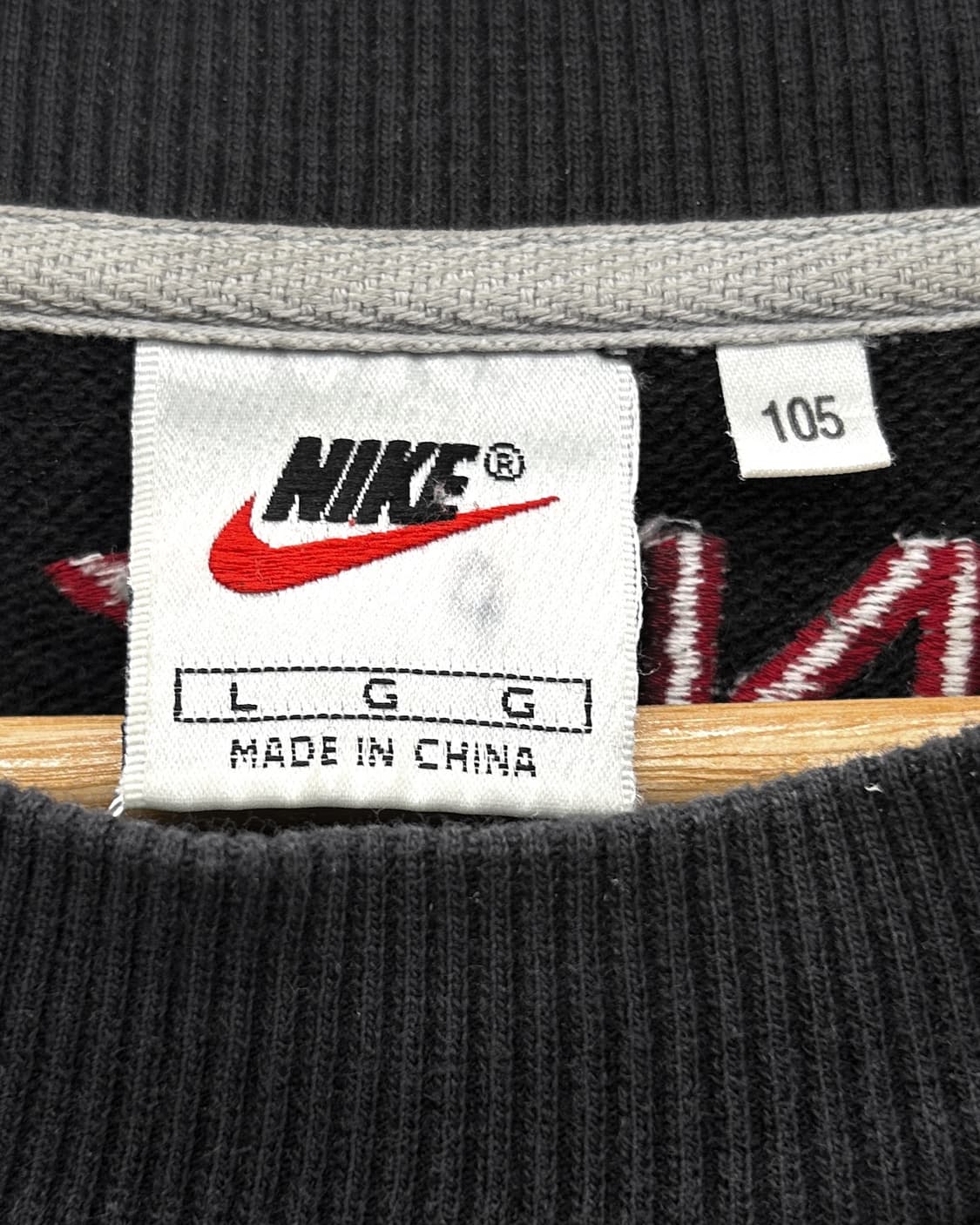 나이키 90s 빅스우시 스웻 셔츠 블랙 상품이미지5