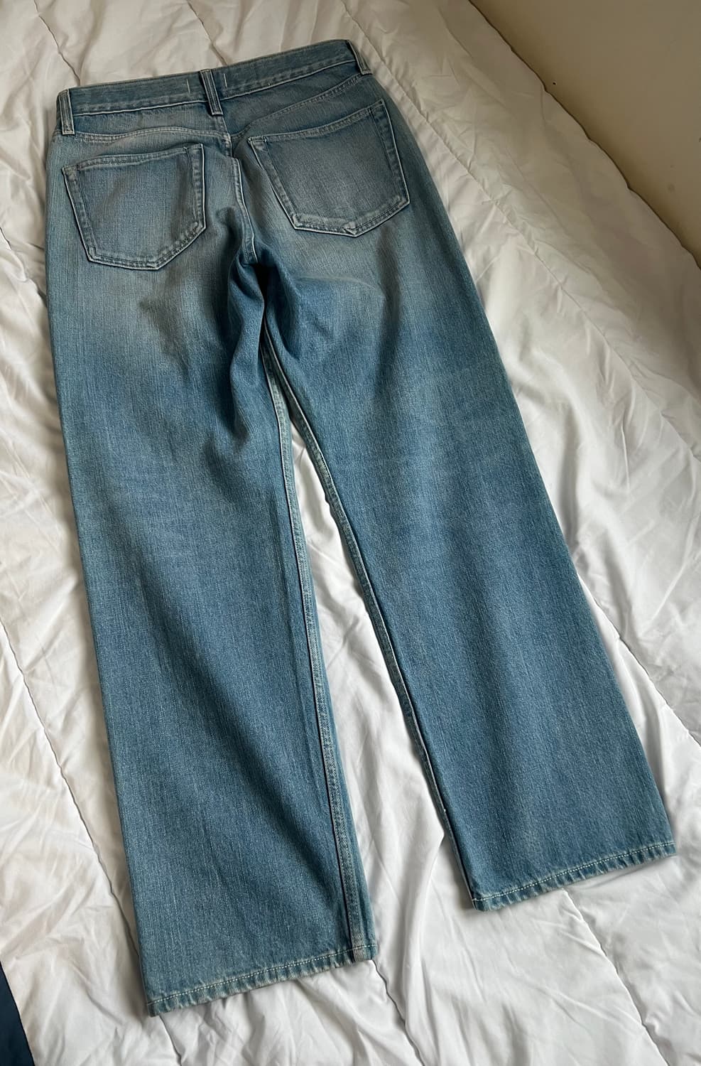 스테디에브리웨어 sew 셀비지 데님팬츠 미디엄블루 2size 상품이미지4
