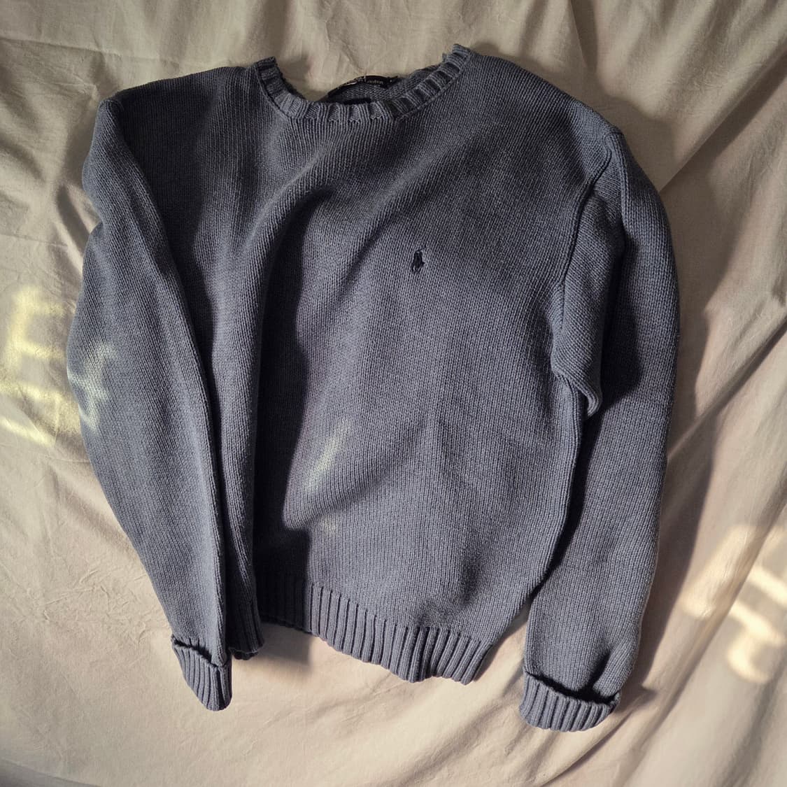 폴로 랄프로렌 블루 니트 스웨터 L 상품이미지1