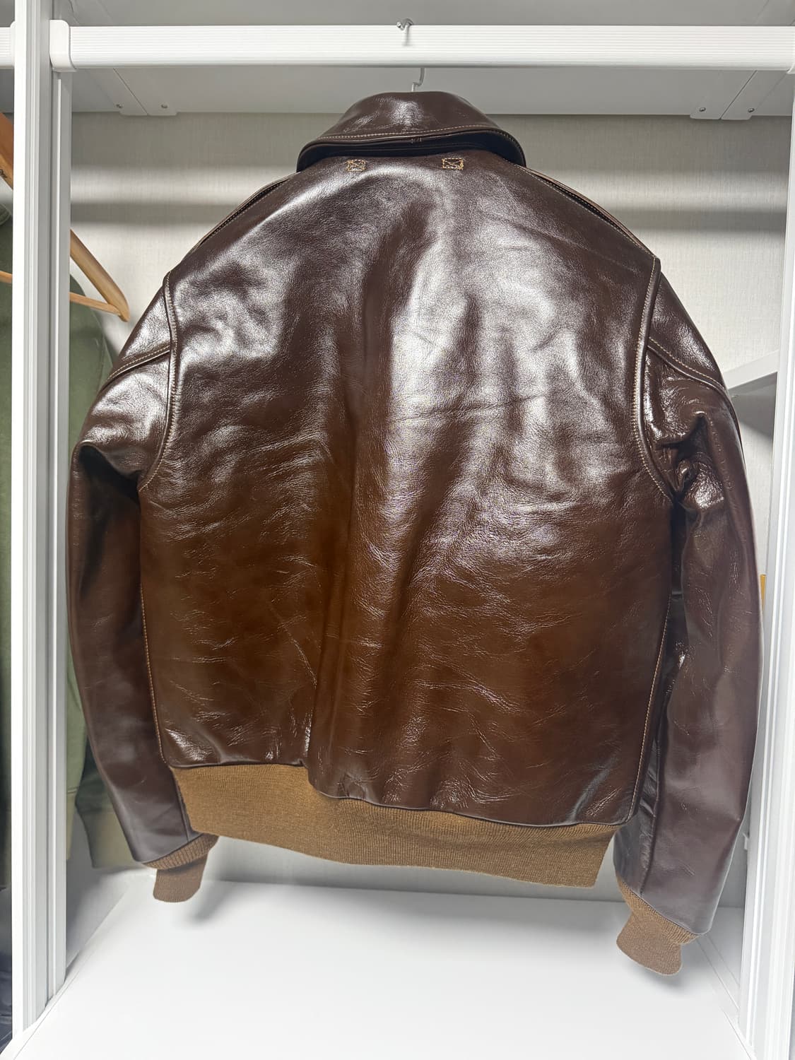 [42] 버즈릭슨 A2 가죽자켓 러프웨어 상품이미지2