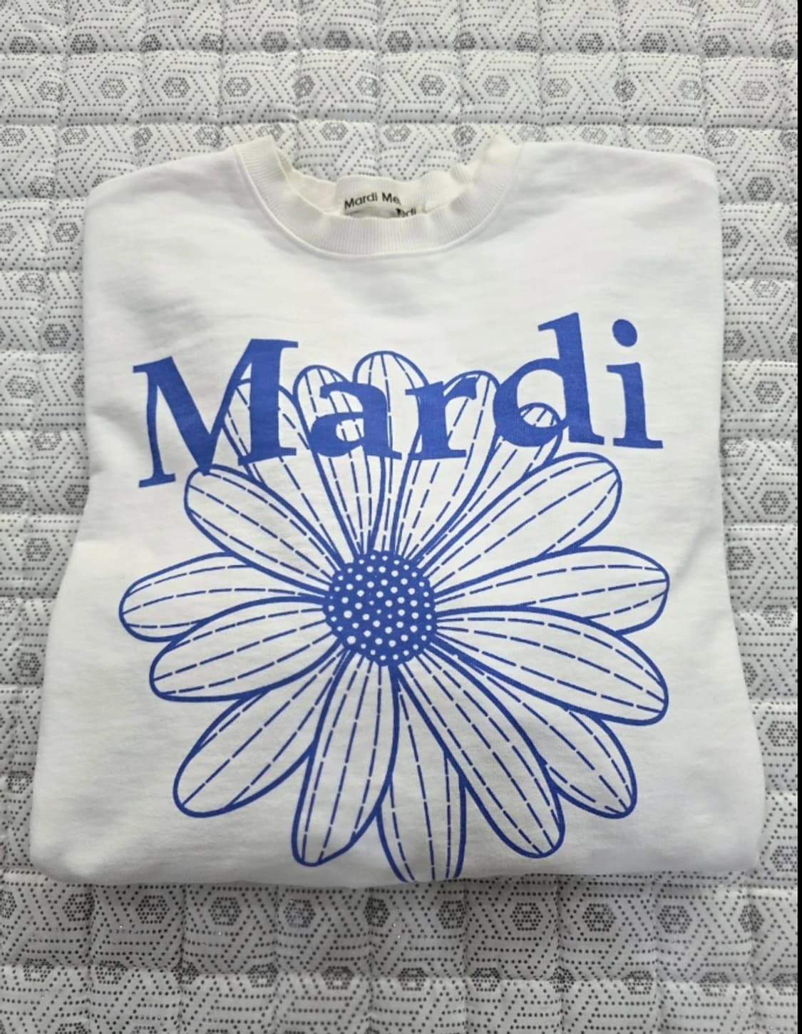 마르디 메크르디 플라워 맨투맨 상품이미지2