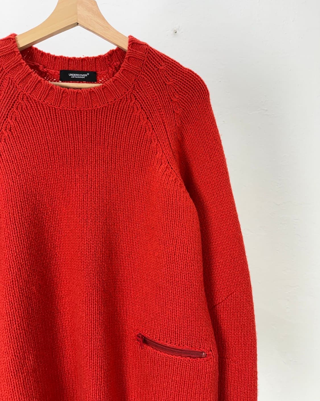 언더커버 18aw 레드 페퍼 모크넥 포켓 니트 스웨터 상품이미지3