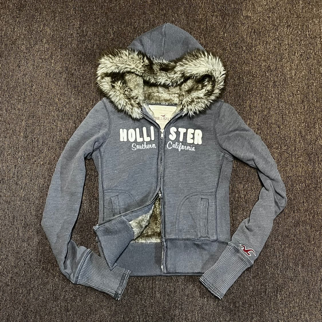 홀리스터 투웨이 울프죠 퍼 후드집업44-55 상품이미지1