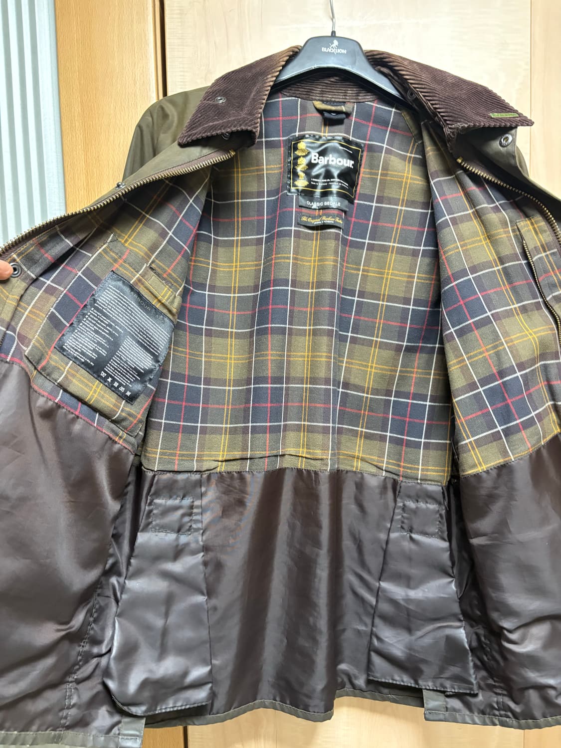 바버 비데일 올리브 36 사이즈 상품이미지3