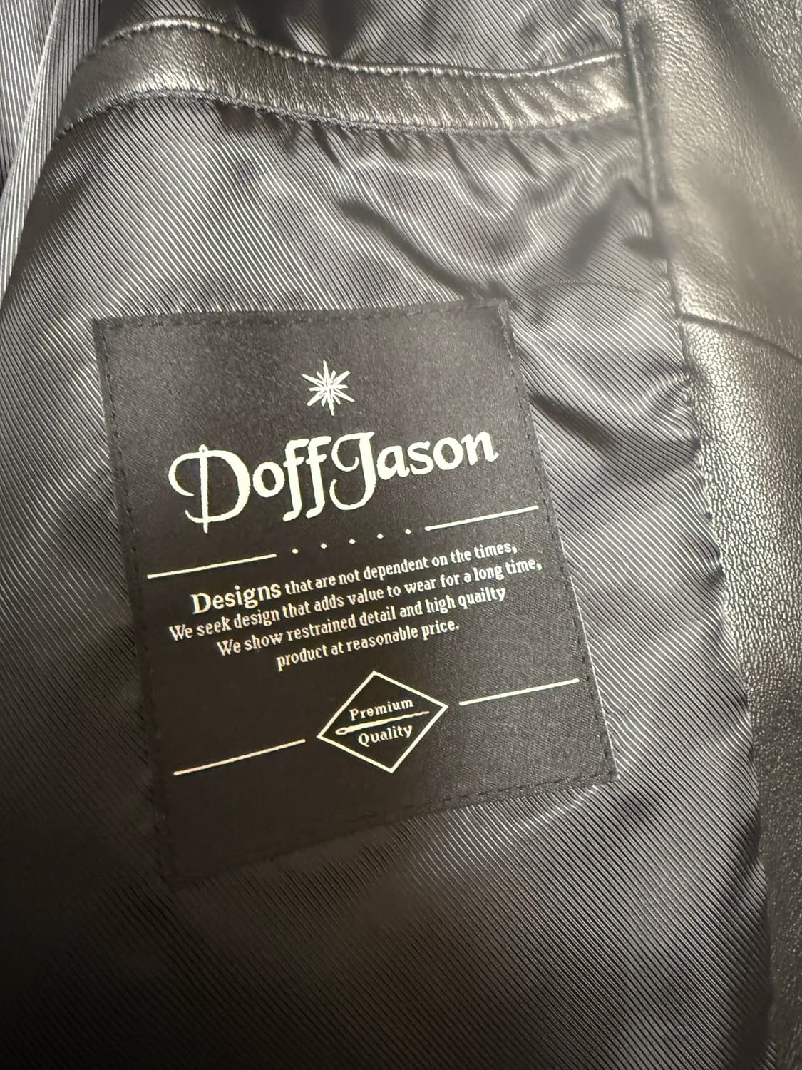 도프제이슨 램스킨 봄버 자켓 상품이미지3