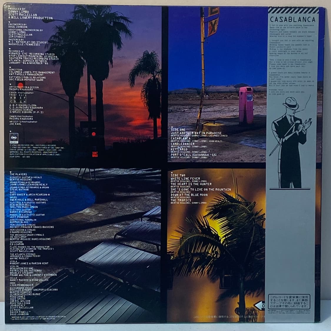 (LP) Bertie Higgins - Just Another Day 상품이미지2