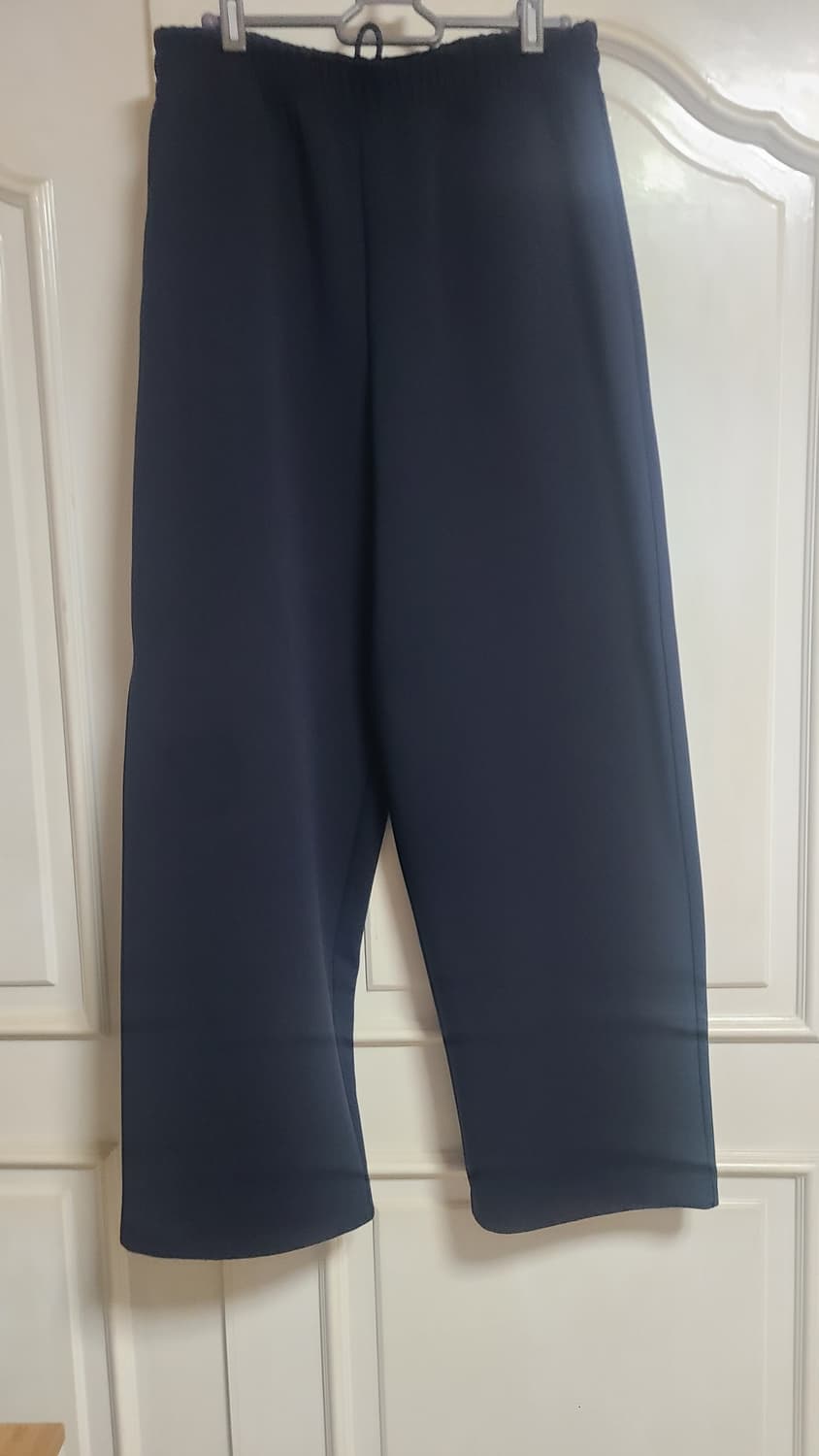 유니클로 c 스웨트 와이드 스웻 팬츠 네이비 m 상품이미지1