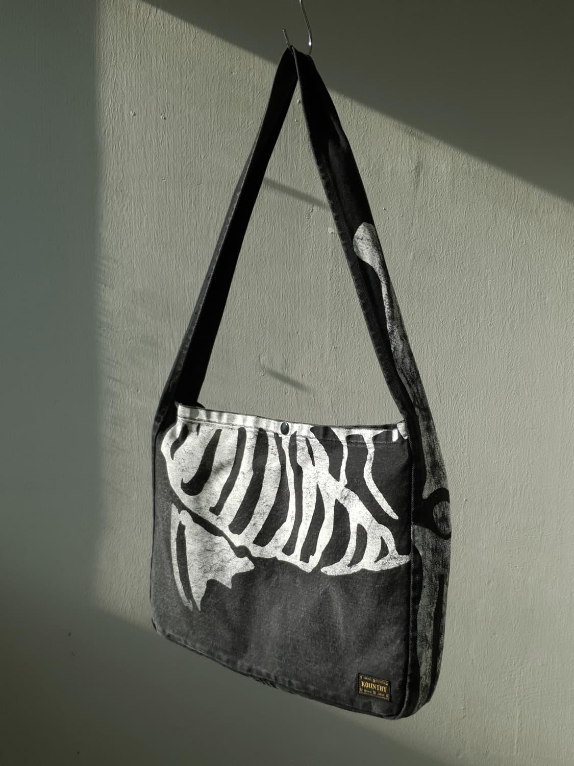 KAPITAL denim Bone Print Book Bag 상품이미지5