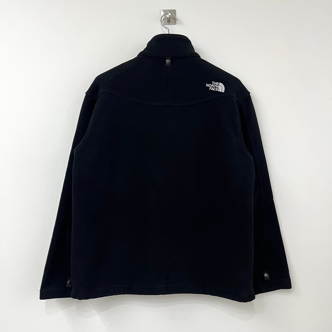 노스페이스 자수로고 블랙 뽀글이 플리스 자켓 상품이미지3