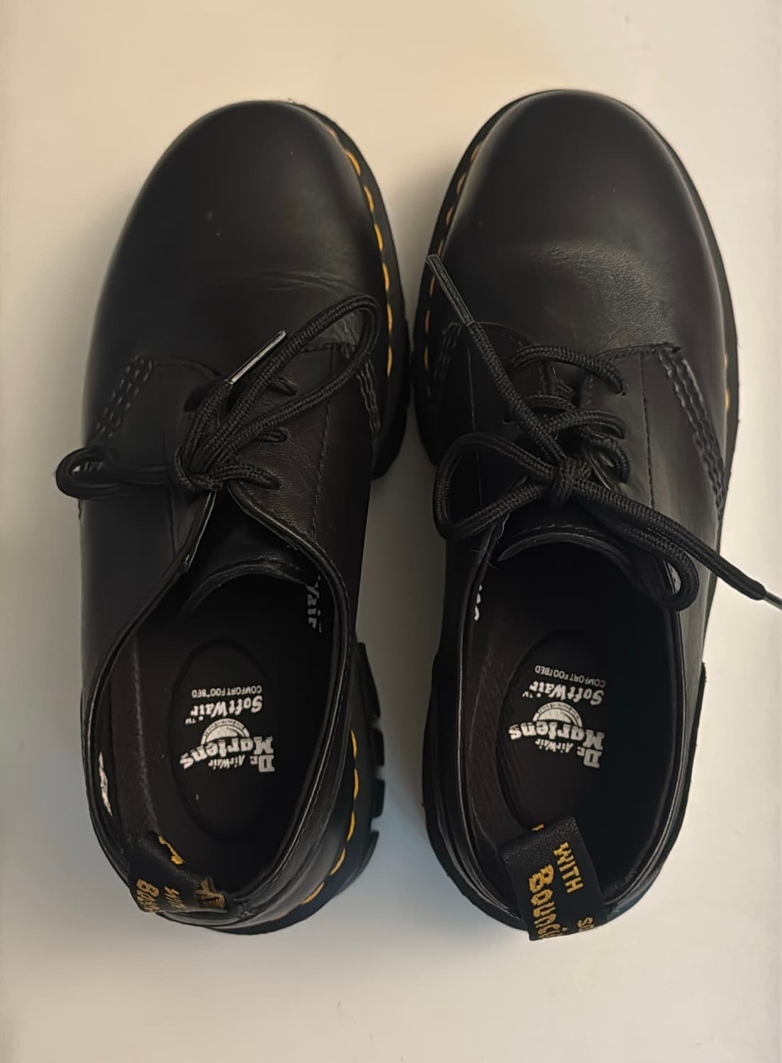 닥터마틴 우먼 1461 스무스 레더 플랫폼 블랙 상품이미지3