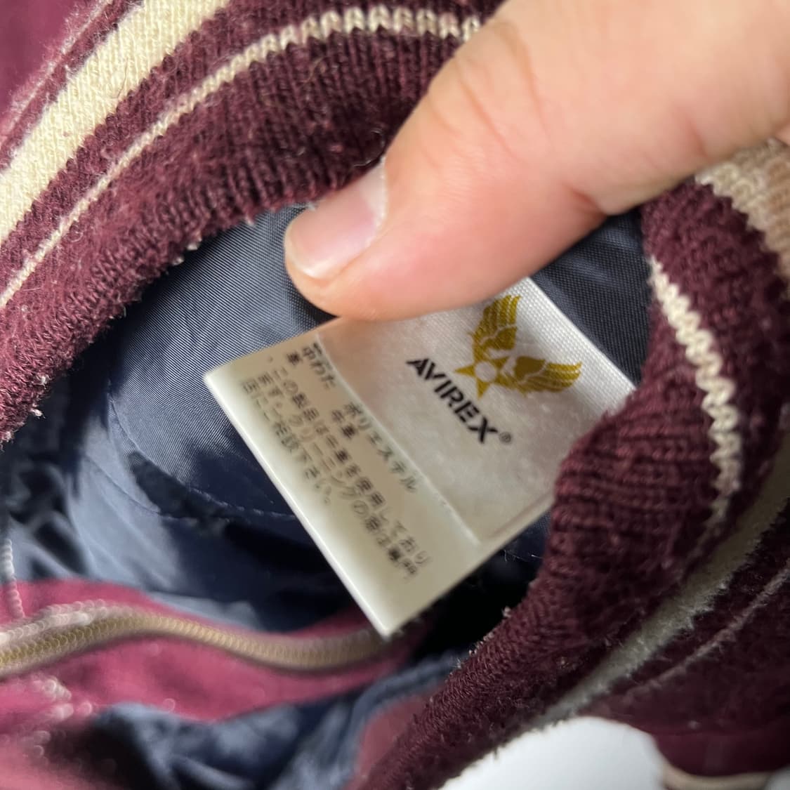 [Avirex] 아비렉스 H.D66 멜튼 울 바시티자켓 상품이미지6