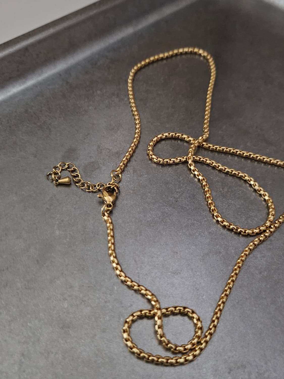 57 베르사체 빈티지 정품 목걸이 업사이클링 써지컬체인 남자목걸이 상품이미지2