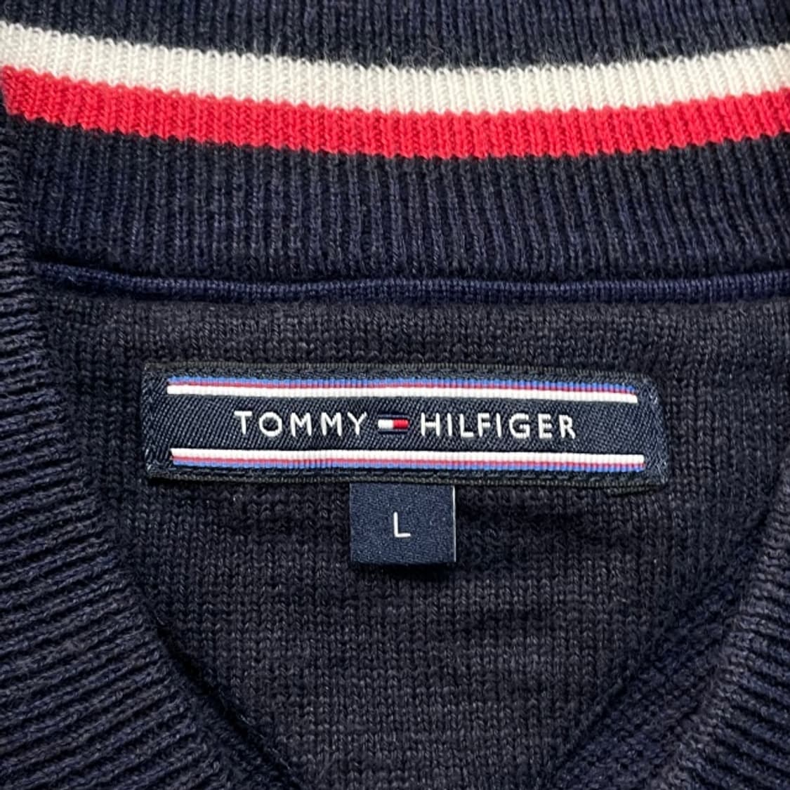 100 타미힐피거 니트집업 상품이미지3