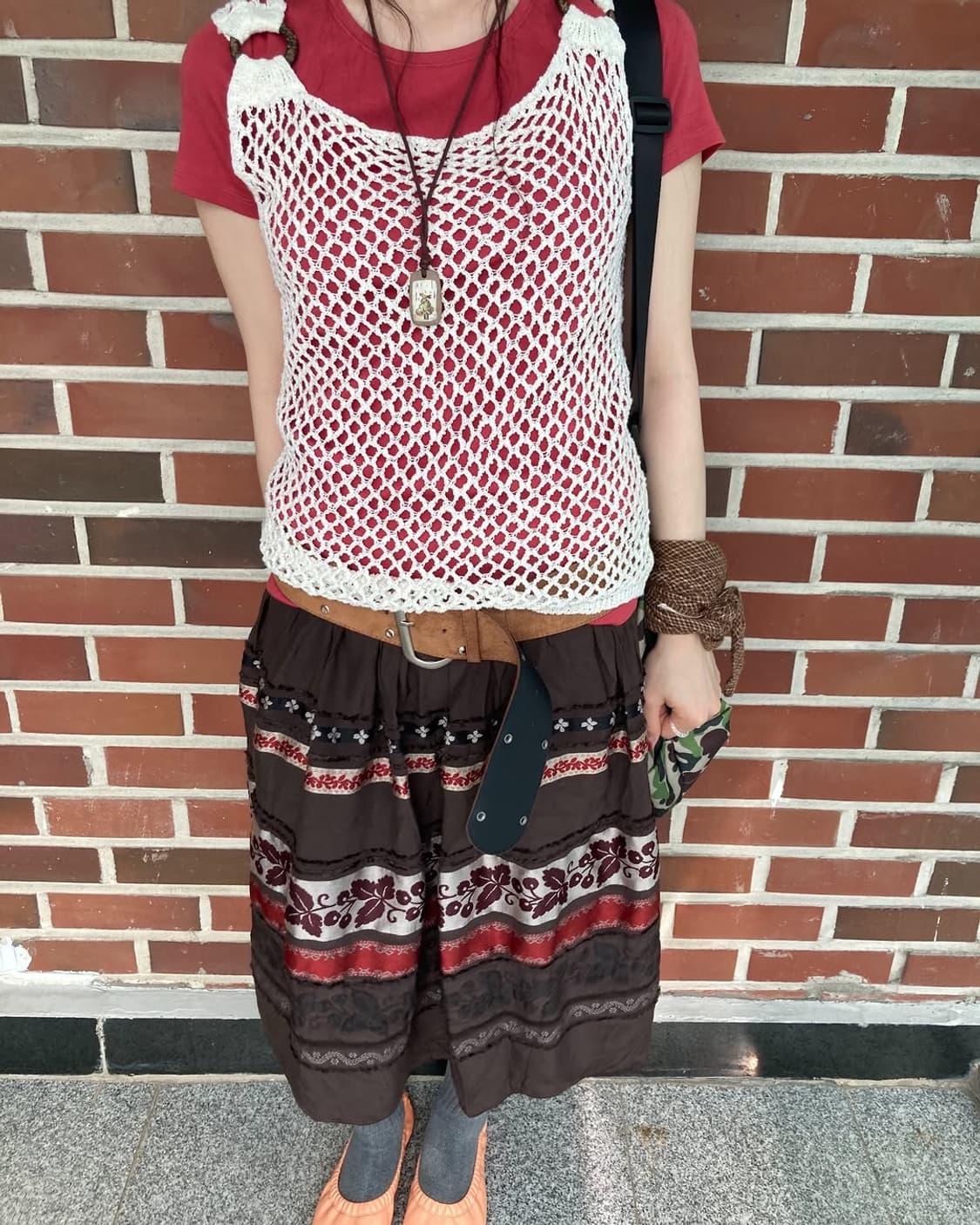 홍로사과 모리걸 빈티지 코디세크 3pcs 상품이미지6