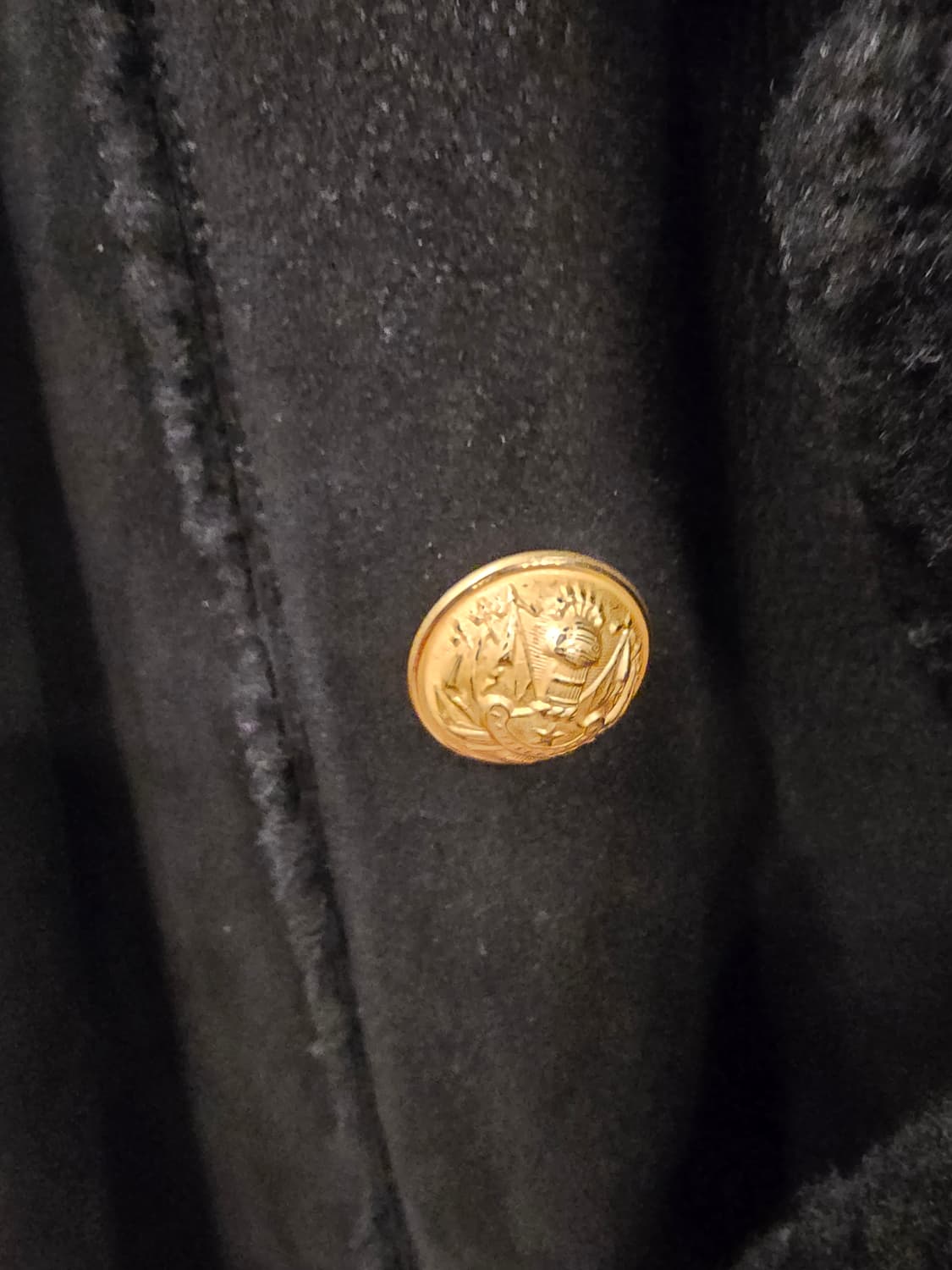 발망 양가죽 코트 상품이미지4