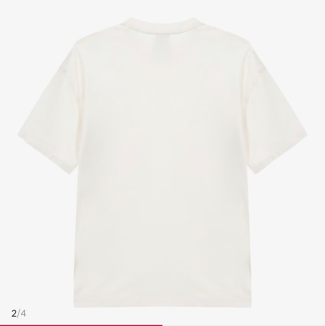 노스페이스 크림색 반팔티 xl 사이즈 새상품 상품이미지2