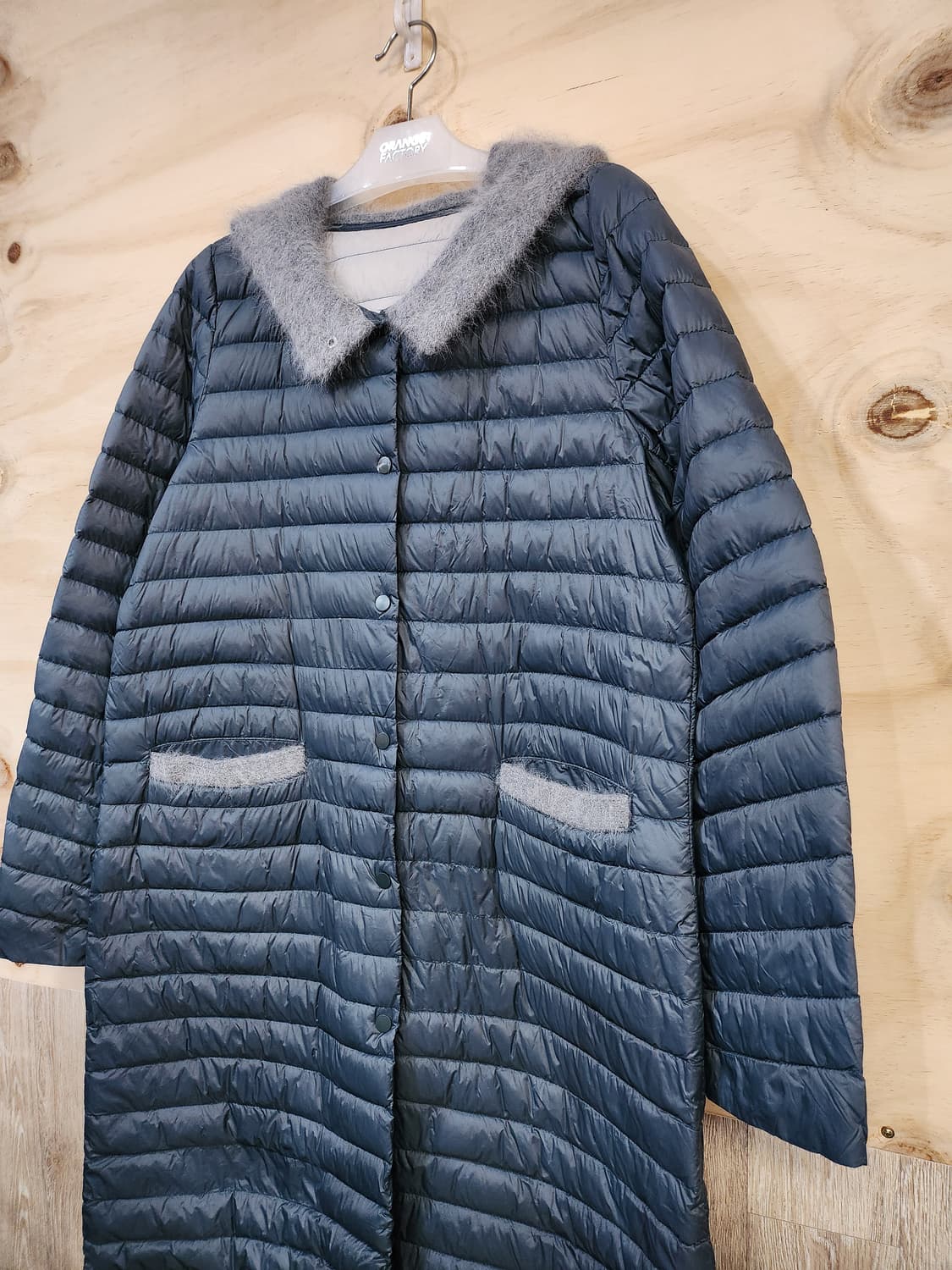 142) 앙고라 카라 구스다운 경량패딩 상품이미지3