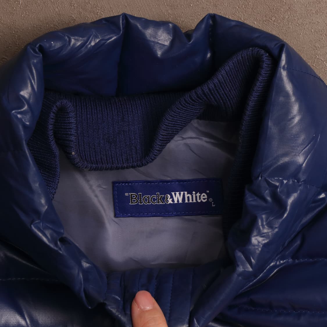 일본빈티지 에나멜 Y2K 경량패딩 A1777 상품이미지3