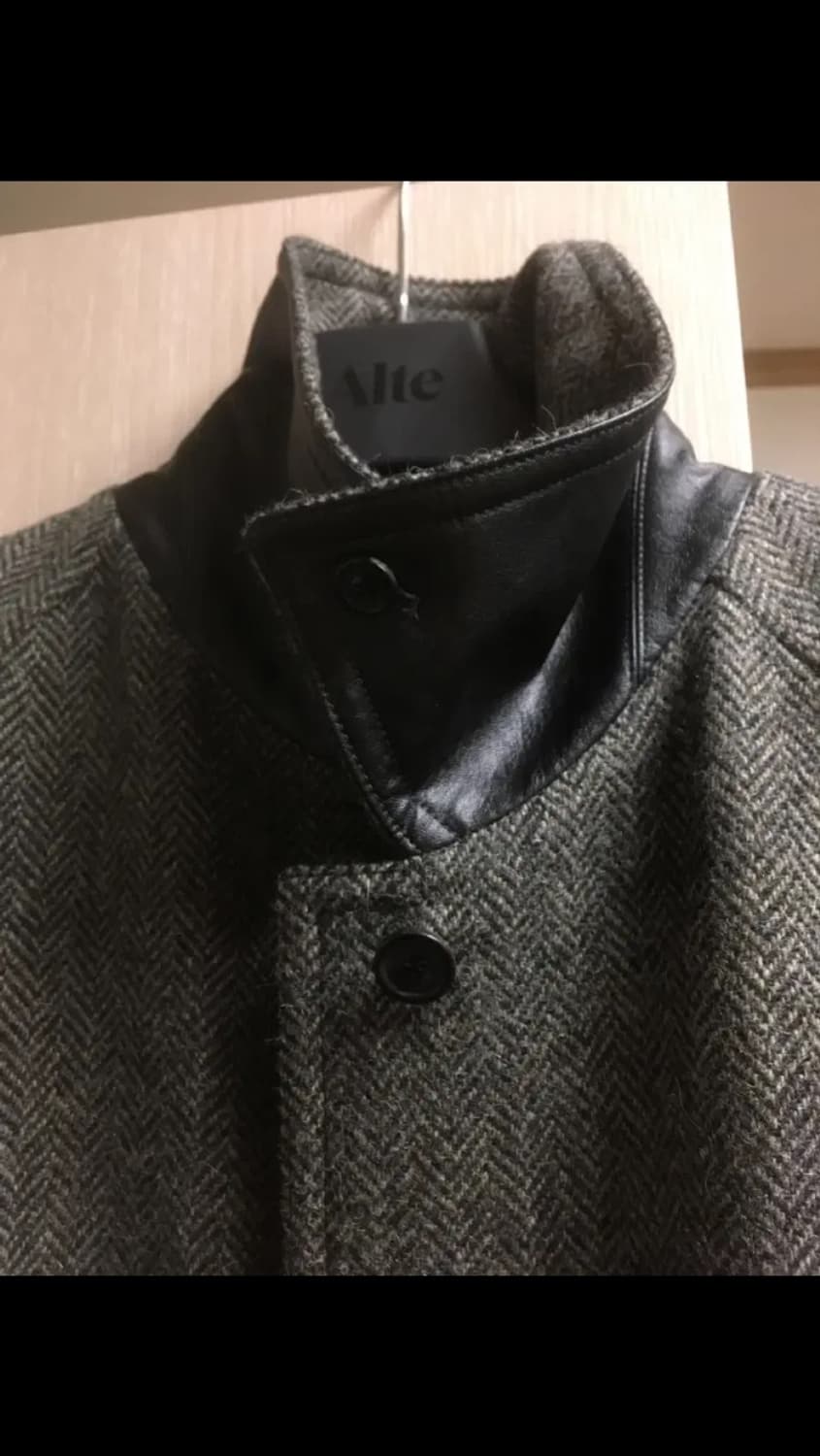 Alte 알테 헤링본 울 롱코트 상품이미지1