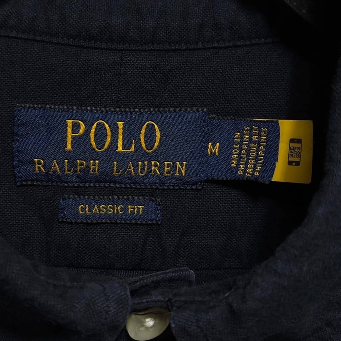 Polo 폴로 랄프로렌 가먼트다잉 셔츠 네이비 클래식핏M 상품이미지5