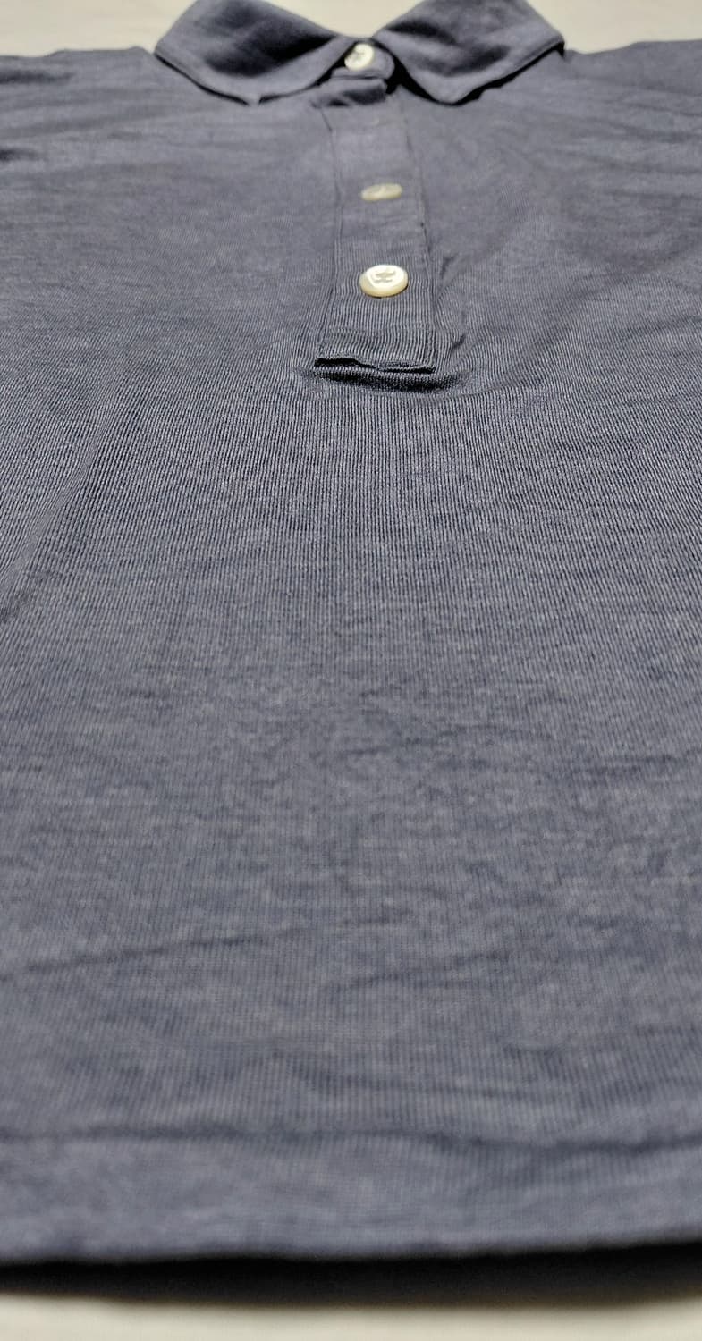 COMME CA DU MODE 실크 94% 반팔 폴로 셔츠 (S) 상품이미지4