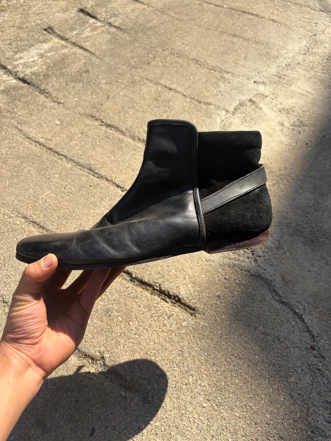 Schmoove 블랙 레더 집업 앵클 부츠 275mm 상품이미지7