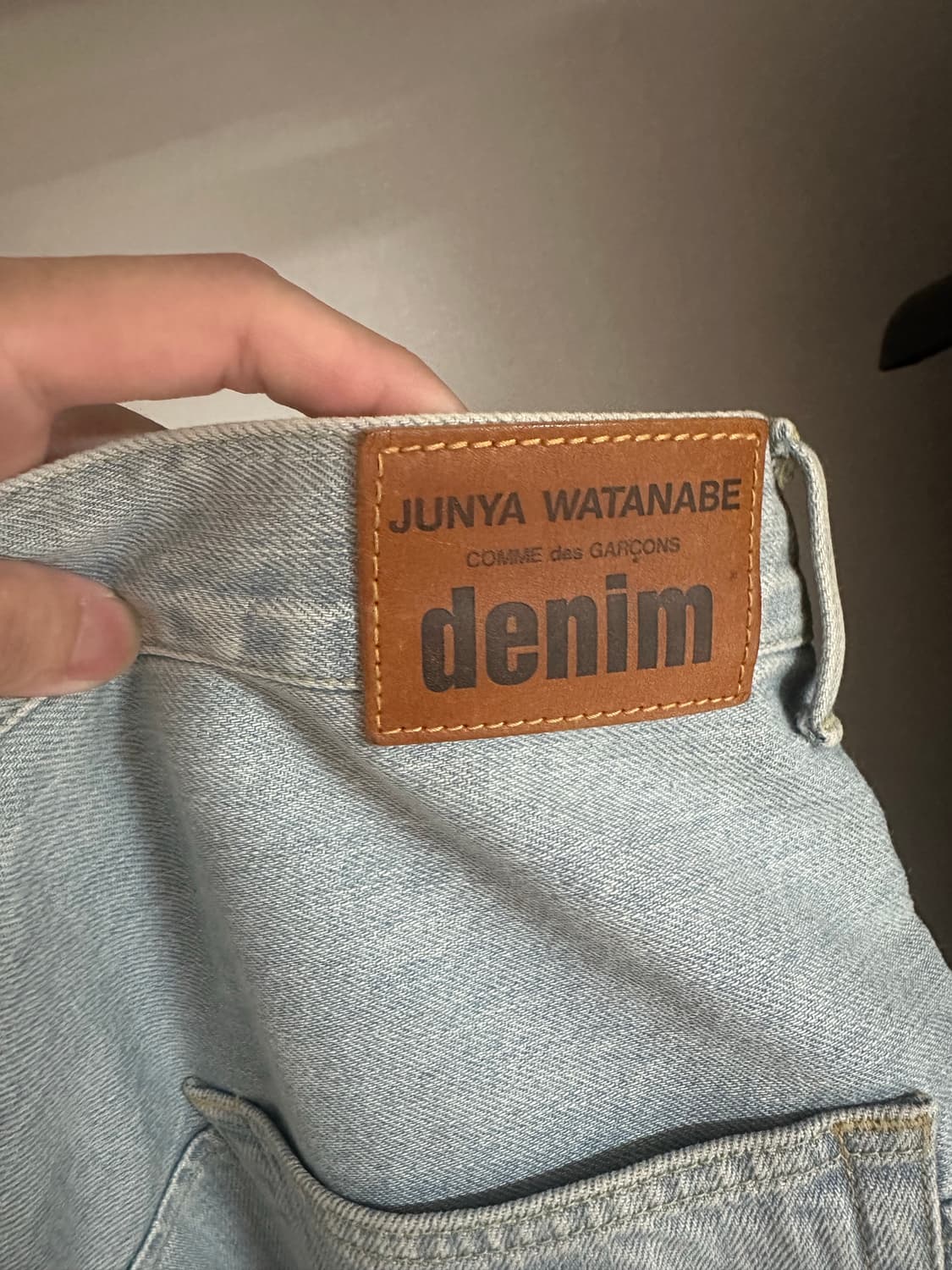 [M] 20SS 꼼데가르송 준야와타나베 페인팅 데님 팬츠 상품이미지4
