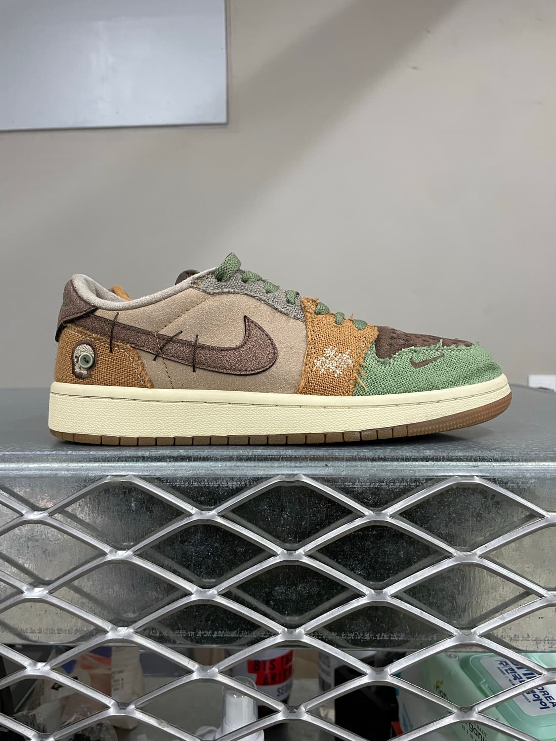 조던1 X 자이언 윌리엄슨 플랙스 앤 오일 그린 240 상품이미지4