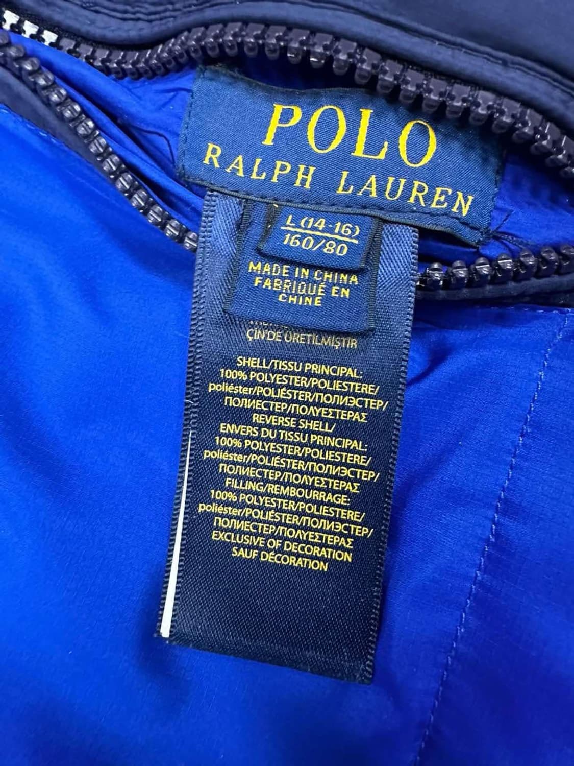 폴로 랄프로렌 빅포니 리버서블 양면 패딩 베스트 우먼 패딩조끼(L) 상품이미지5