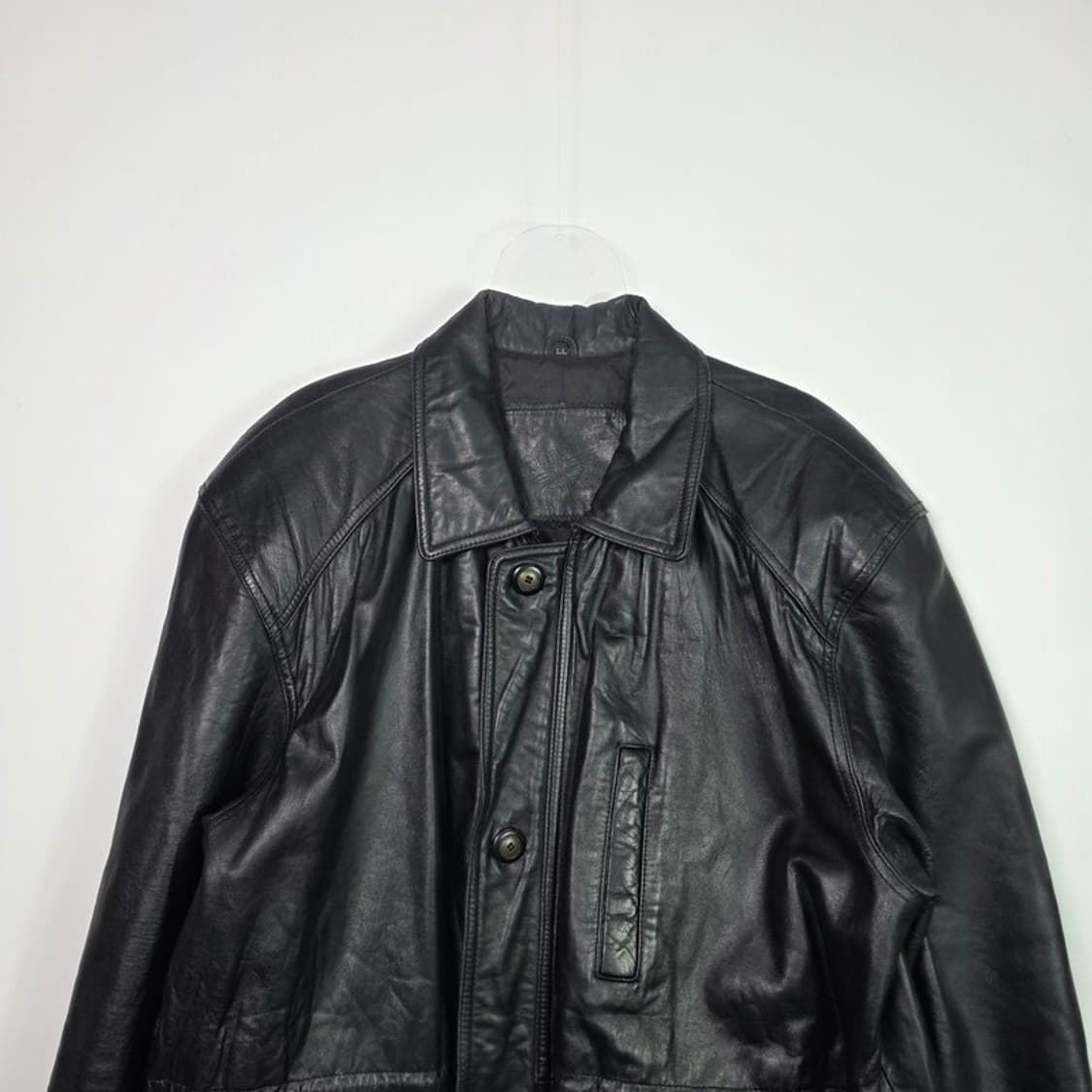 Japan Vintage 리얼 양가죽 오버핏 사파리 자켓 XL 상품이미지3