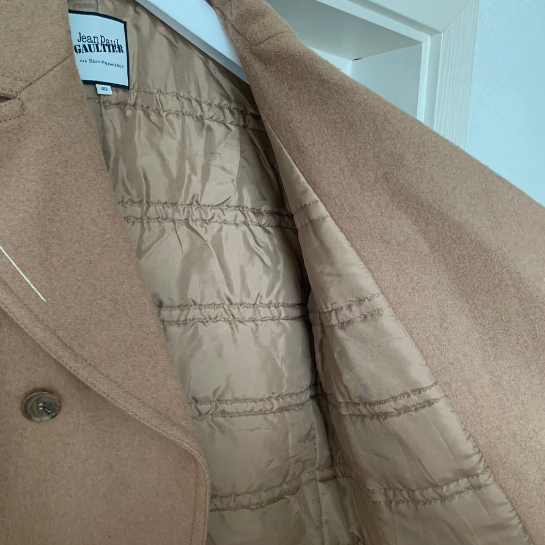 장폴고티에 베이지 울 피코트  상품이미지3