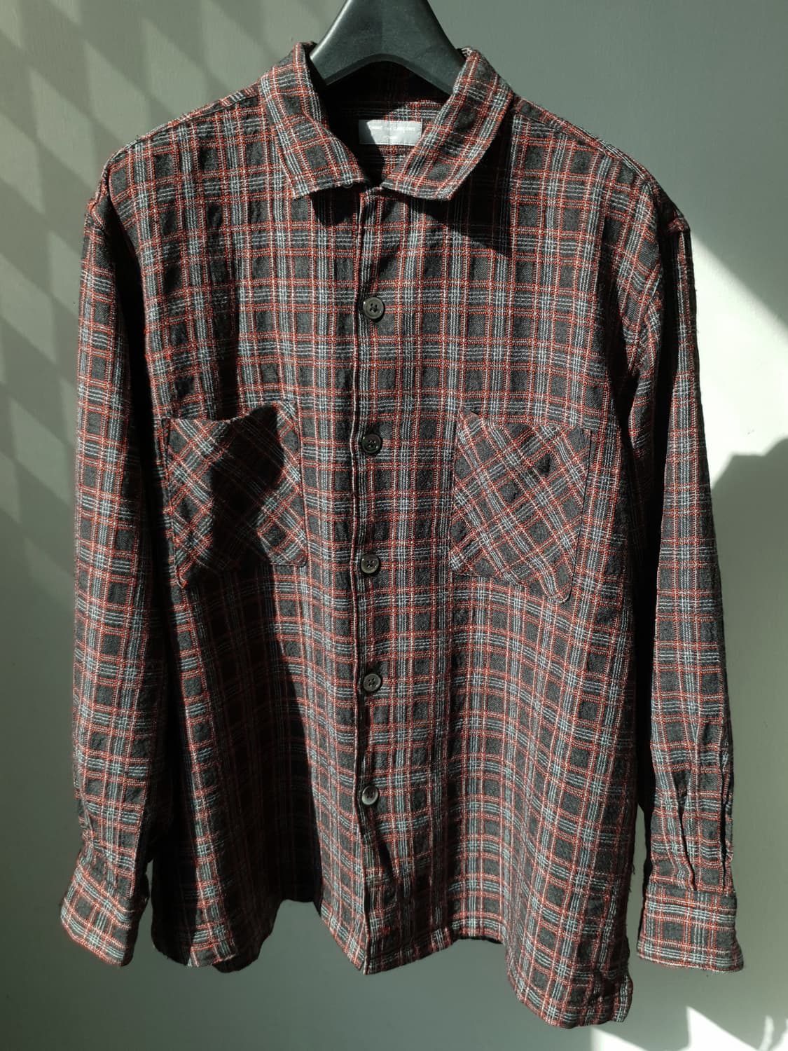 AD1997Comme Des garcons Wool Check shirt 상품이미지2