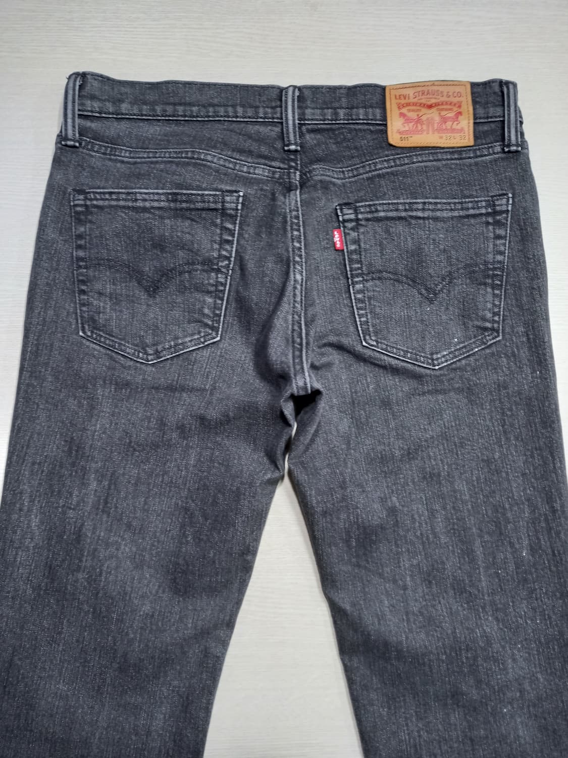 32 리바이스511 약기모 스판 슬림일자진 다크그레이 32-327 상품이미지4