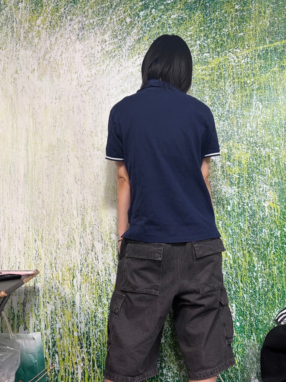 폴로 빅포니 치프키프 자수 네이비 반팔 카라 티셔츠 M  상품이미지4