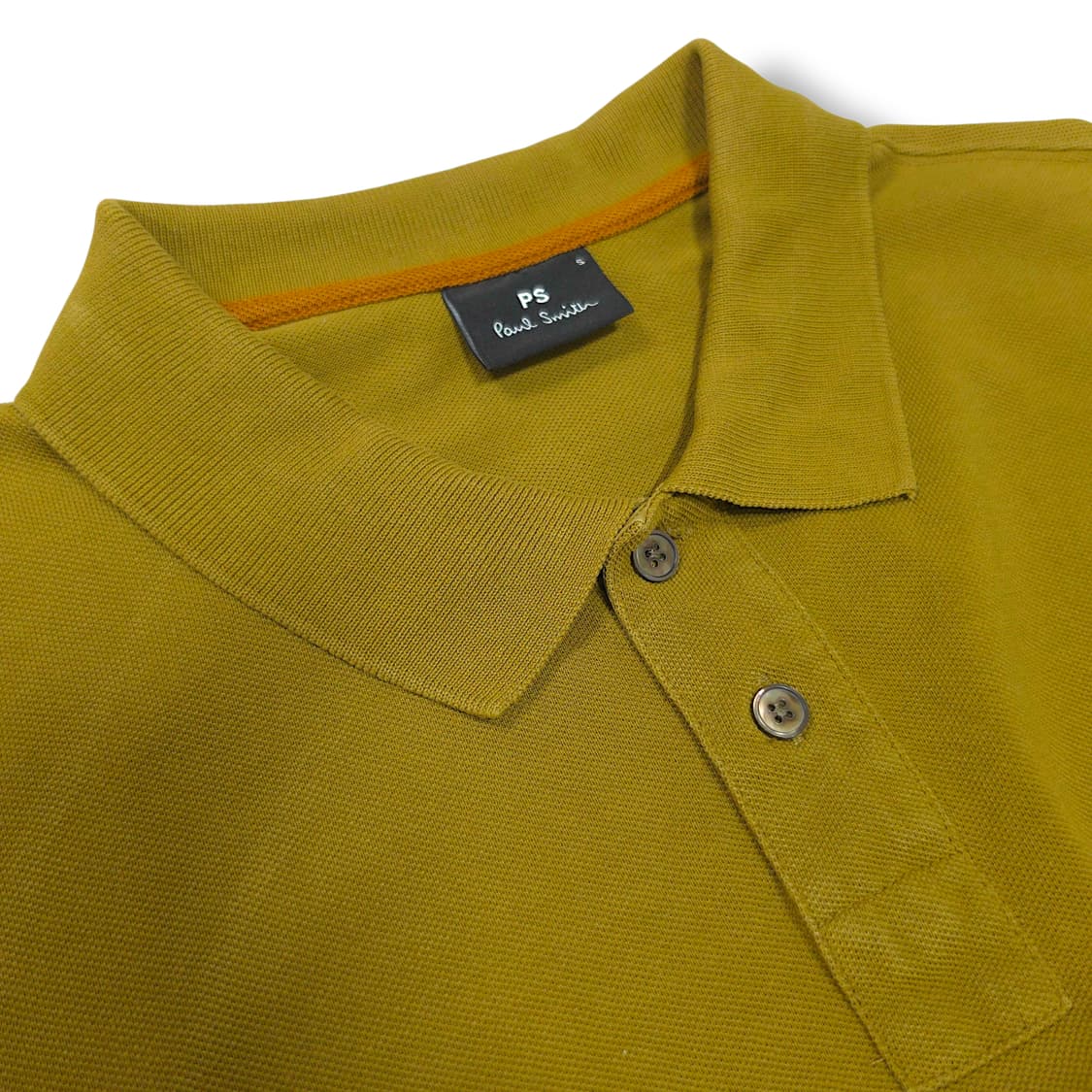 [S] 폴스미스 다크옐로우 지브라 로고 PK 반팔 카라티셔츠 상품이미지7