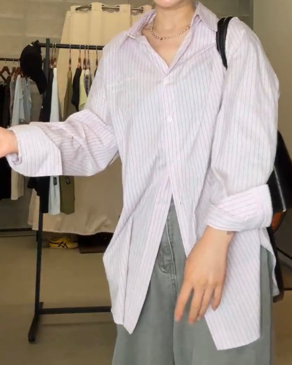 더미스테리어스호텔 스트라이프 셔츠 상품이미지5