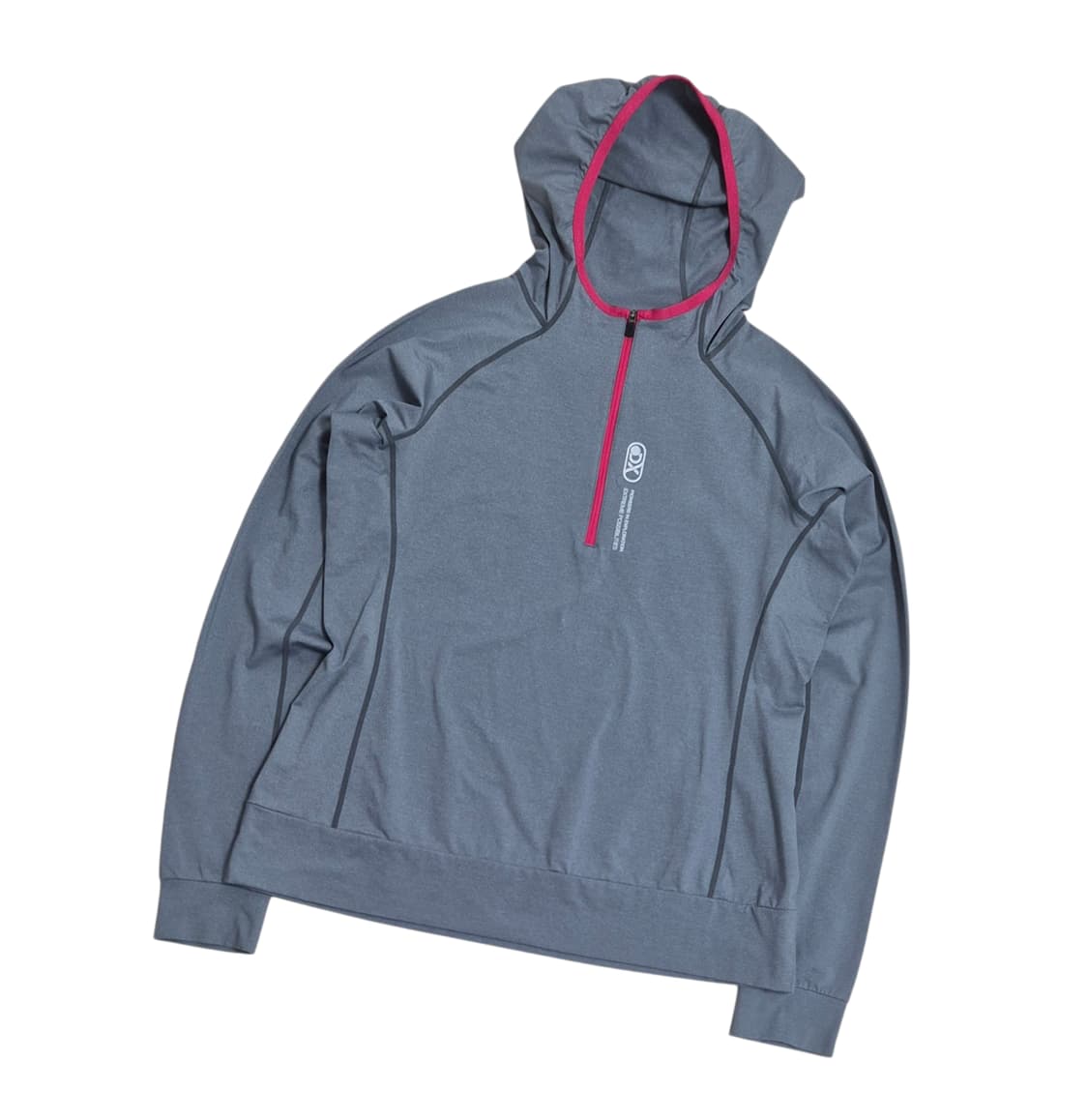 디스커버리 반집업 기능성 후드티 상품이미지1